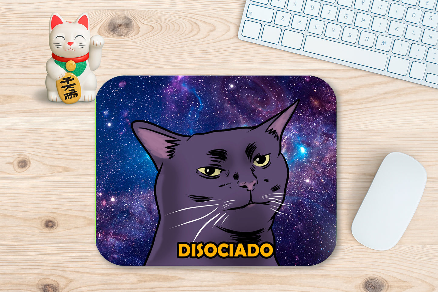 Mousepad Gato Disociado
