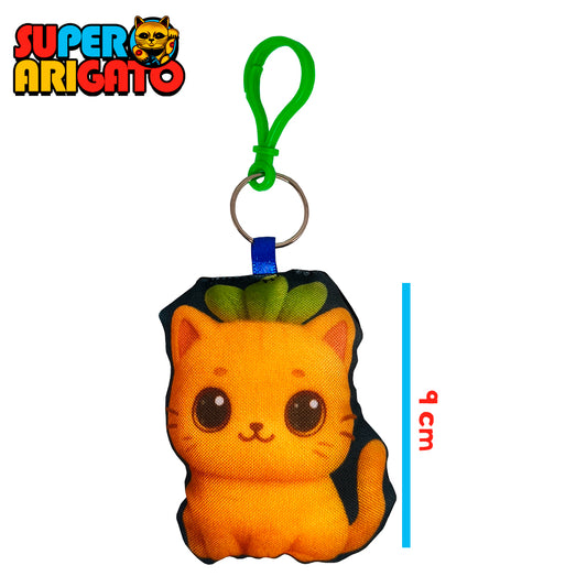 Gato Zanahoria — Peluchito de Bolsillo